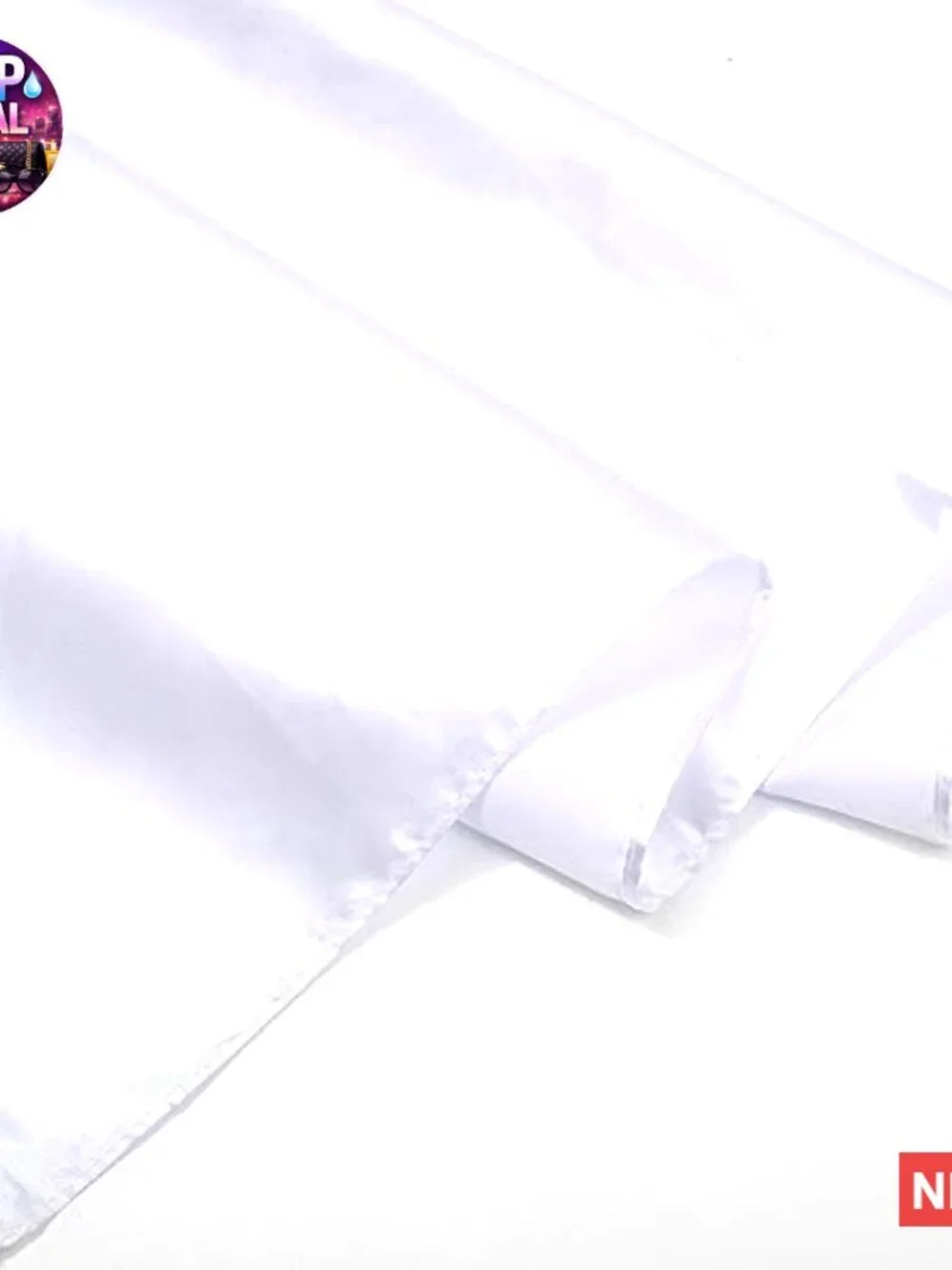 Large Square Satin Head Scarf - 35